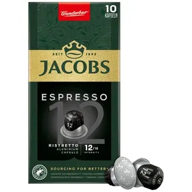 JACOBS Κάψουλες Espresso Ristretto 12 10x5,2gr
