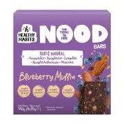 HEALTHY HABITS Nood Bars Μπάρες Blueberry Muffin Χωρίς γλουτένη Χωρίς προσθήκη ζάχαρης 4x35g