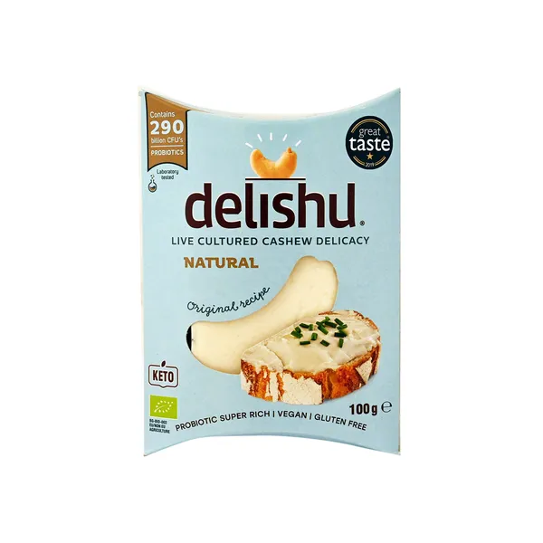 DELISHU Φυτικό 'Τυρί' από Κάσιους 100 GR