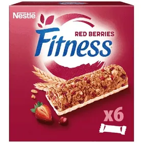 FITNESS bars σοκολάτα ή red berries 6x23,5γρ.