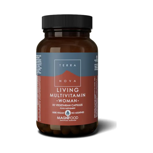 TERRANOVA Πολυβιταμίνες Living Multivitamin για Γυναίκες 50 κάψουλες