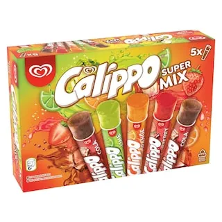 Algida Παγωτό Calippo Supermix 5τεμ 525gr