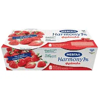 Επιδόρπιο Γιαουρτιού Harmony 1% λιπαρά Φράουλα Μεβγάλ 2x170g