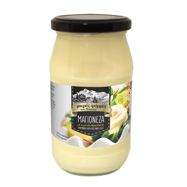μαγιονέζα με αυγά ελευθέρας βοσκής 400ml