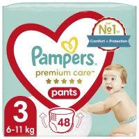 Πάνες-Βρακάκι Pampers Premium Care Pants Μέγεθος 3 6-11kg 48τεμ