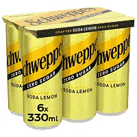 SCHWEPPES Σόδα με Λεμόνι 6x330ml