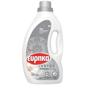 EYPHKA ORIENTAL POWERWASH WHITE MUSK ΥΓΡΟ ΑΠΟΡΡΥΠΑΝΤΙΚΟ 1,4L / 35M