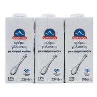 Κρέμα Γάλακτος 12% λιπαρά ΟΛΥΜΠΟΣ (3x200ml)