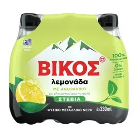 Λεμονάδα με stevia ΒΙΚΟΣ 6x330ml