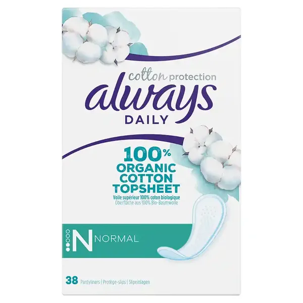 Always Cotton Protection Σερβιετάκια Normal 38τεμ.