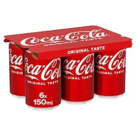 COCA COLA Αναψυκτικό Cola Κουτί 6 X 150ml