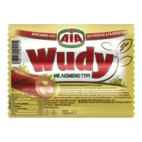 Λουκάνικα Κοτόπουλο & Γαλοπούλα με τυρί Wudy 150 g