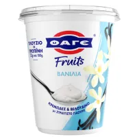 Φάγε Fruits Επιδόρπιο Στραγγιστού Γιαουρτιού Βανιίλια 380gr