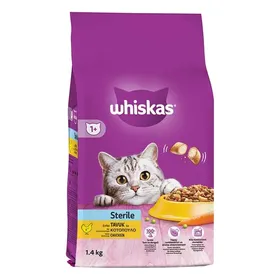 Whiskas Sterile Ξηρά Τροφή Γατοτροφή Κοτόπουλο 1,4kg