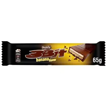 3Bit Σοκολάτα Γάλακτος Μπάνανα Μπισκότο 65G