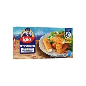 IGLO Fish Sticks Από Φιλέτο Μπακαλιάρου 280γρ.
