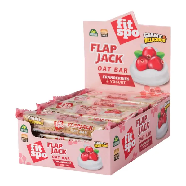 FITSPO Μπάρα Βρώμης Cranberry & Yogurt 90g