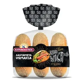 ΚΑΡΑΜΟΛΕΓΚΟΣ Ψωμάκια Sandwich 480g