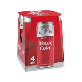 ΒΙΚΟΣ cola classic ή zero 4x330ml 1+1 ΔΩΡΟ