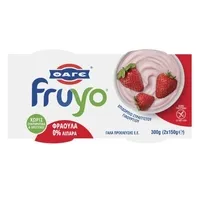 ΦΑΓΕ FRUYO 0% ΦΡΑΟΥΛΑ 2x150g