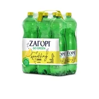 ΖΑΓΟΡΙ Go Green Sparkling Ανθρακούχο Νερό Λεμόνι 6x1,5lt