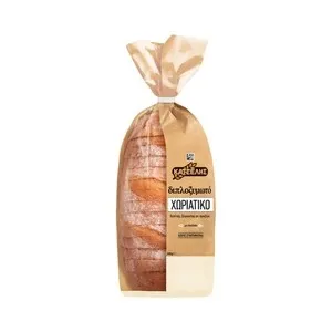 ΚΑΤΣΕΛΗΣ Ψωμί Διπλοζυμωτό Χωριάτικο 500gr