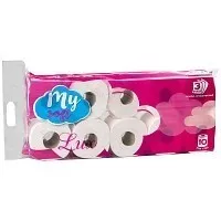 My Soft Lux Χαρτί Υγείας 3φυλλο 10αρι 1,200kg