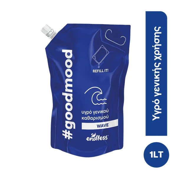 Υγρό γενικό καθαρισμού Wave Refill GoodMood Endless (1lt)