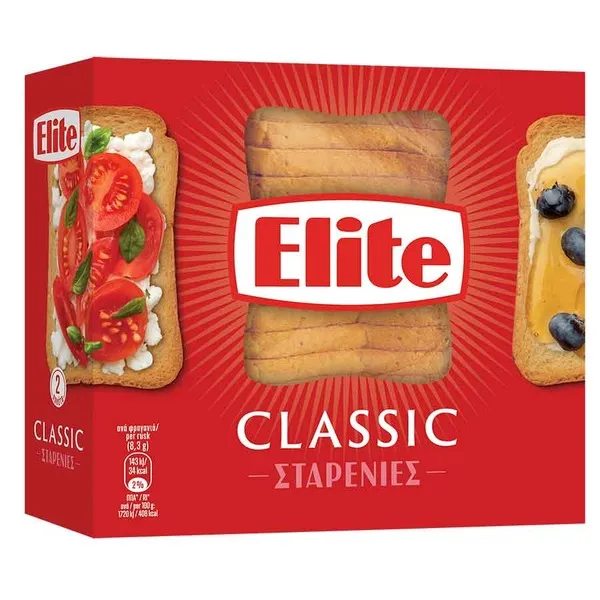 Elite Classic Φρυγανιές Σίτου κουτί 250g