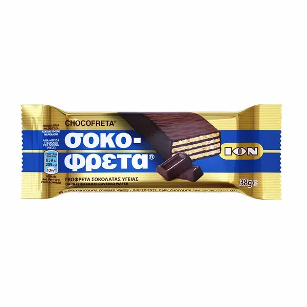 ION Σοκοφρέτα με Σοκολάτα Υγείας 38gr