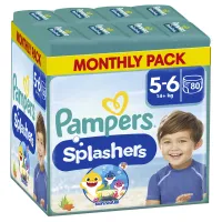 Πάνες-Μαγιό Pampers Splashers Μέγεθος 5-6 14+ kg 8 x 10τεμ