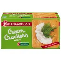 Cream Crackers Χωρίς Σάκχαρα Παπαδοπούλου 165 g