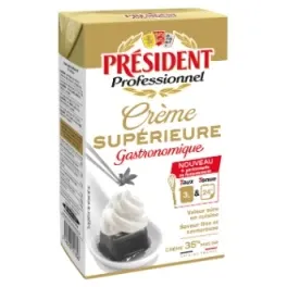 President Superieure Κρέμα Γάλακτος 35% Λιπαρά 1Lt
