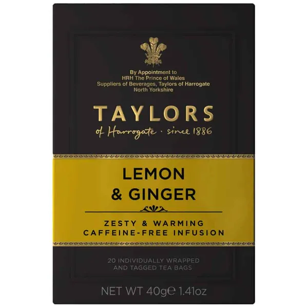 Taylors Τσάι Με Λεμόνι & Τζίντζερ 20x2γρ.
