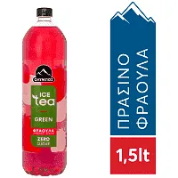 Όλυμπος Πράσινο Τσάι Φράουλα Zero 1.5lt