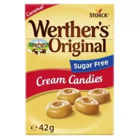 WERTHER'S ORIGINAL ΚΑΡΑΜΕΛΕΣ ΓΑΛΑΚΤΟΣ ΧΩΡΙΣ ΖΑΧΑΡΗ 42g