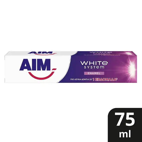 ΑΙΜ Oδοντόκρεμα White System Enamel 75ml