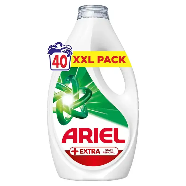 Ariel Extra Clean Υγρό Απορρυπαντικό Πλυντηρίου Ρούχων 40mez. 1,8lt.