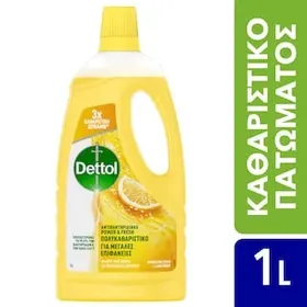 DETTOL Υγρό Γενικού Καθαρισμού Φρεσκάδα Λεμόνι 1lt