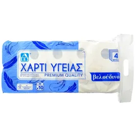 ΧΑΡΤΙ ΥΓΕΙΑΣ 4φυλλο 10 ρολλά