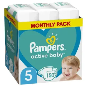 Πάνες Μωρού Active Baby No5 Αποκλειστικά Online 150 τεμ