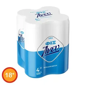 ΦΙΞ Άνευ μπίρα κουτί 4x500ml