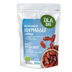 Χουρμάδες ή δαμάσκηνα απύρηνα OLA Bio 200gr ΜΕ ΕΚΠΤΩΣΗ 15% Η τιμή αφορά τους χουρμάδες