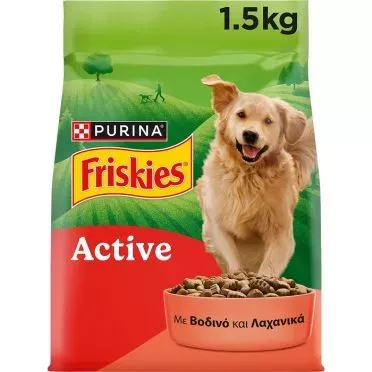 Friskies Active Βοδινό 1,5kg