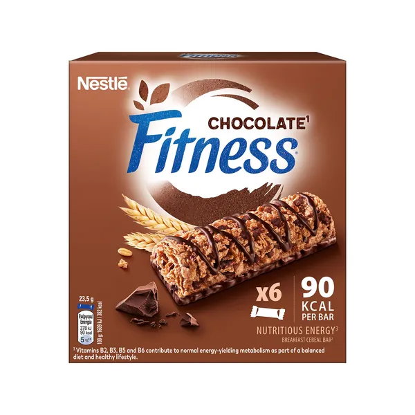 FITNESS bars δημητριακά με σοκολάτα 6x23,5γρ.