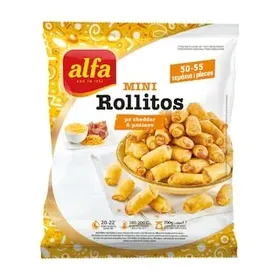 ALFA Mini Rollitos Τσένταρ και Μπέικον 750g