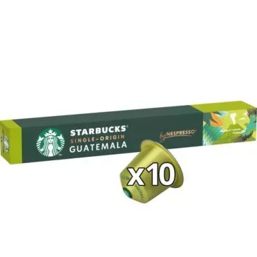 Starbucks® Single-Origin Guatemala by NESPRESSO® 10 κάψουλες καφέ 12x52g