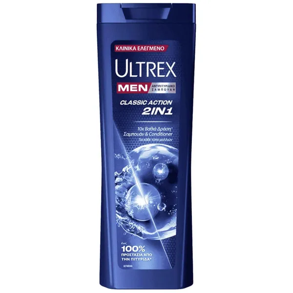 ULTREX Σαμπουάν Αντιπιτυριδικό 2in1 360ml