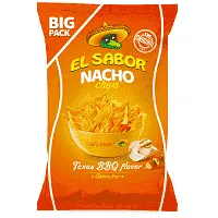 El Sabor Nacho Chips Bbq 180gr