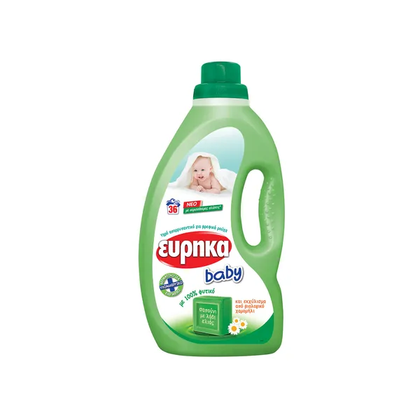 EYPHKA CARE Baby Υγρό Απορρυπαντικό Ρούχων 36μεζ.